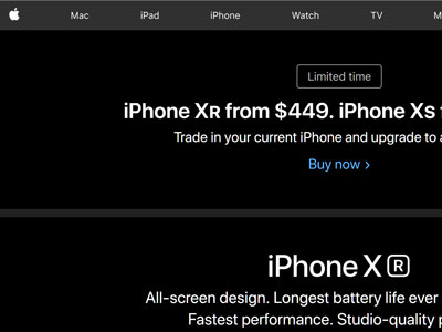 Apple стартовал беспрецедентную программу обмена (trade-in) айфонов и не только...